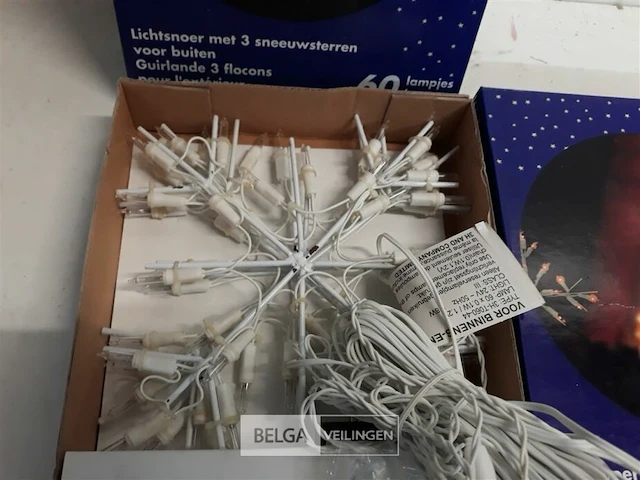 2 x kerstverlichting met 3 sterren 60 l - afbeelding 3 van  3