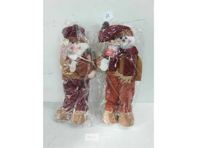 2 x kertfiguur extra lang 46 cm - afbeelding 1 van  3