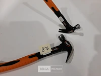 2 x klauwhamer fiber steel 1 x 8 oz 1 x 16 oz - afbeelding 3 van  3