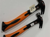 2 x klauwhamer fiber steel 1 x 8 oz 1 x 16 oz - afbeelding 1 van  3