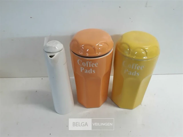 2 x koffiepad houder rond + 1 x melkflesje - afbeelding 3 van  3