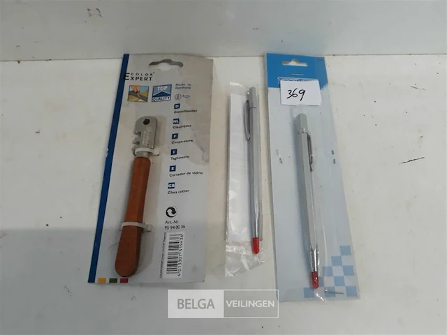 2 x kraspen + 1 x glassnijder - afbeelding 1 van  3