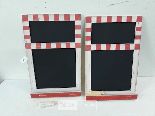 2 x krijtbord old look - afbeelding 2 van  3