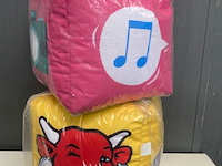 2 x kubus - zitkubus - aperocube - 45 x 45 x 45 cm. - wasbaar - ook voor outdoor - afbeelding 2 van  5