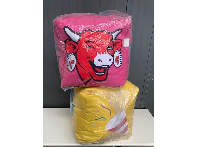 2 x kubus - zitkubus - aperocube - 45 x 45 x 45 cm. - wasbaar - ook voor outdoor - afbeelding 1 van  5