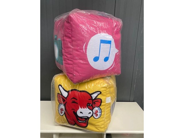 2 x kubus - zitkubus - aperocube - 45 x 45 x 45 cm. - wasbaar - ook voor outdoor - afbeelding 2 van  5