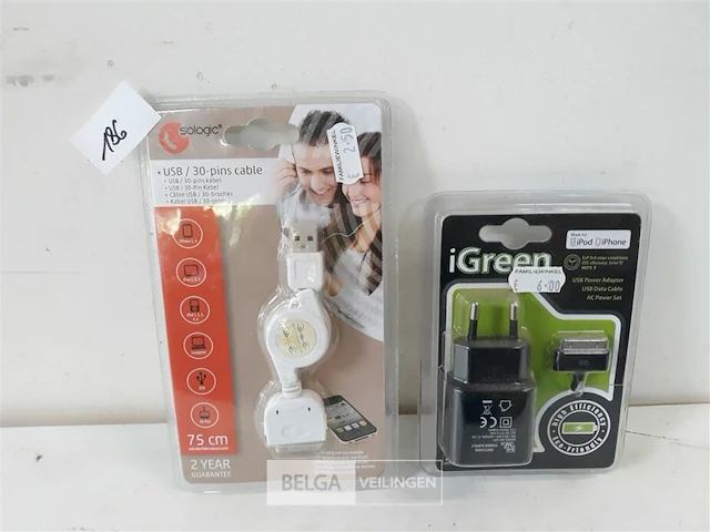 2 x lader voor iphone - afbeelding 2 van  3