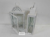 2 x lantaarnhuisje voor stompkaars - afbeelding 3 van  3