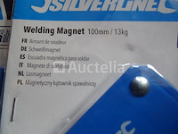 2 x lasmagneten 100 mm, 13 kg silverline - afbeelding 2 van  3