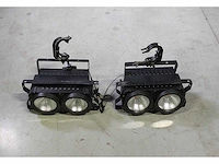 2 x led blinder mark 2l (2x100w w+ww cob led) - afbeelding 1 van  5