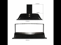 2 x led breedstraler 200w - 6500k koud wit - afbeelding 4 van  5
