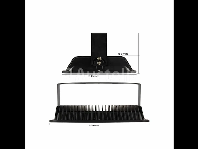 2 x led breedstraler 300w - 6500k koud wit - afbeelding 2 van  5