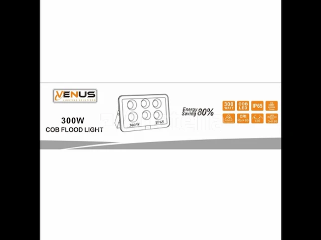 2 x led breedstraler 300w - 6500k koud wit - afbeelding 3 van  5
