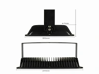 2 x led breedstraler 300w - 6500k koud wit - afbeelding 4 van  6
