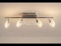 2 x led plafondspot – hl7164l – 5w – 4000k – neutraal wit – zilver - afbeelding 4 van  4