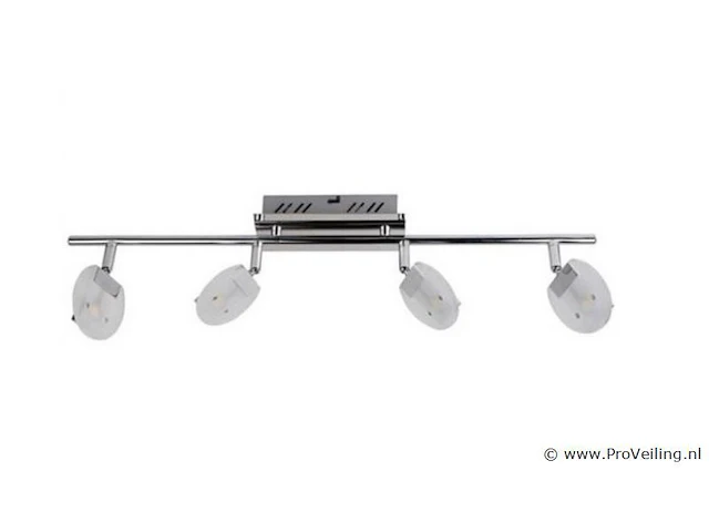 2 x led plafondspot – hl7164l – 5w – 4000k – neutraal wit – zilver - afbeelding 4 van  4