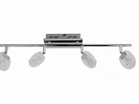 2 x led plafondspot – hl7164l – 5w – 4000k – neutraal wit – zilver - afbeelding 5 van  5