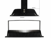 2 x led schijnwerper 200w – 6500k koud wit – ip65 waterdicht – 20.000 lm – cob – buiten/binnen - afbeelding 4 van  5