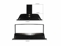 2 x led schijnwerper 200w – 6500k koud wit – ip65 waterdicht – 20.000 lm – cob – buiten/binnen - afbeelding 4 van  5