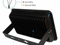2 x led schijnwerper 300w – 6500kkoud wit – ip65 waterdicht – 30.000 lm – cob – buiten/binnen - afbeelding 5 van  5