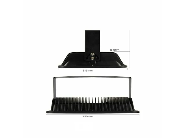 2 x led schijnwerper 300w – 6500kkoud wit – ip65 waterdicht – 30.000 lm – cob – buiten/binnen - afbeelding 5 van  6