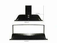 2 x led schijnwerper 300w – 6500kkoud wit – ip65 waterdicht – 30.000 lm – cob – buiten/binnen - afbeelding 5 van  6