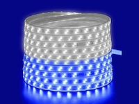 2 x led strip 25m - 10w/m - dubbele kleuren blouw of koud wit - afbeelding 1 van  4