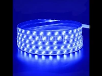 2 x led strip 25m - waterdicht (ip65) - warm wit/blauw - afbeelding 1 van  6