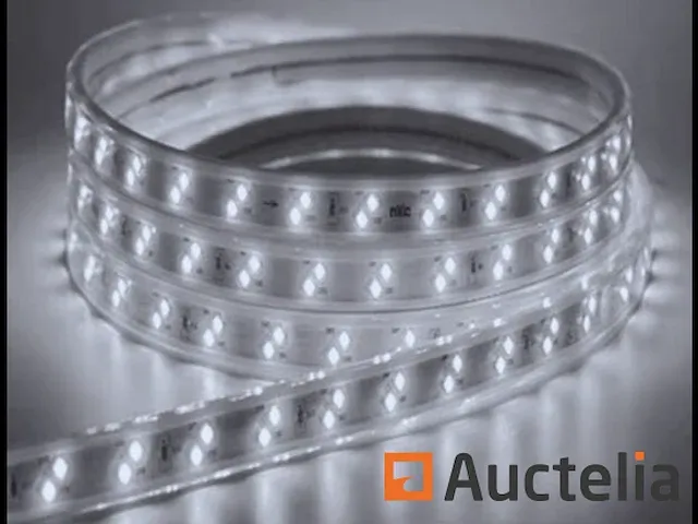 2 x led strip 25m - waterdicht (ip65) - warm wit/wit - afbeelding 5 van  6