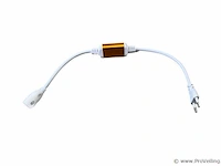 2 x led strip 25m – 10w/m – blauw & koud wit – ip65 waterdicht – smd 2835 - afbeelding 5 van  6