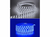 2 x led strip 25m – 10w/m – blauw & koud wit – ip65 waterdicht – smd 2835 - afbeelding 1 van  6