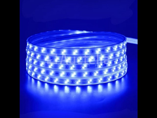 2 x led strip 25m – 10w/m – blauw & warm wit – ip65 waterdicht – smd 2835 - afbeelding 2 van  6