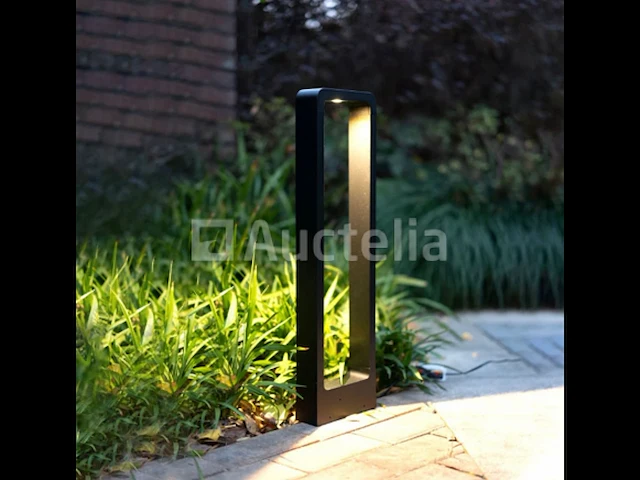 2 x led tuinlamp 7w – 60 cm – 3000k warm wit – 700 lm – ip54 waterdicht – zwart (sla-01) - afbeelding 5 van  5