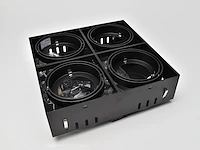 2 x ledc4 quad grid in trimless armatuur - afbeelding 4 van  7