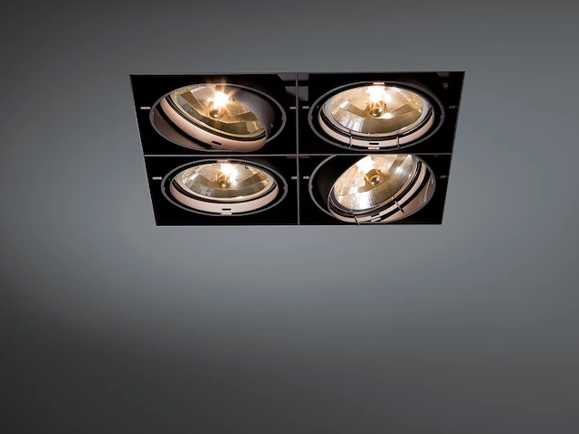 2 x ledc4 quad grid in trimless armatuur - afbeelding 6 van  7
