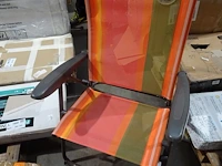 2 x ligstoel oranje - afbeelding 1 van  2