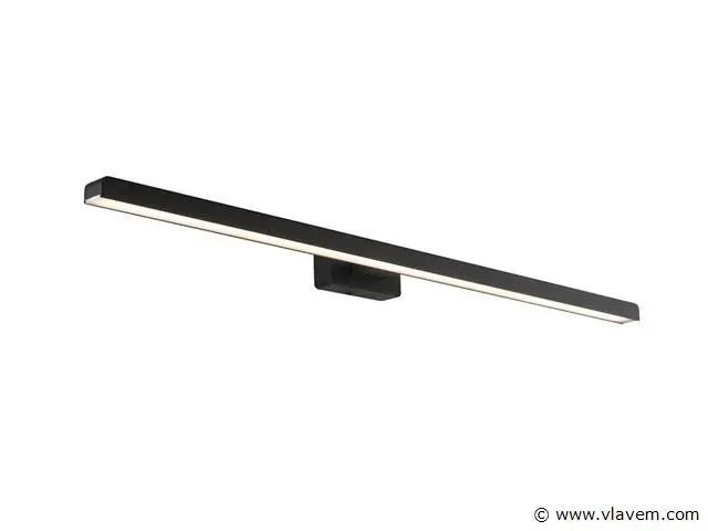 2 x linea nero design spiegel armatuur - afbeelding 4 van  4