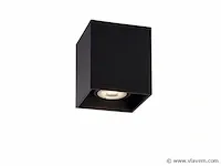 2 x lucide bodi led opbouw armaturen zwart - afbeelding 1 van  3