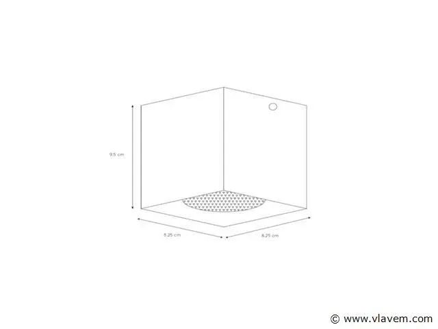 2 x lucide bodi led opbouw armaturen zwart - afbeelding 3 van  3
