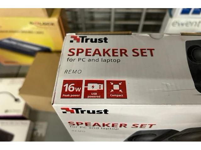 2 x luidspreker set trust - afbeelding 4 van  4