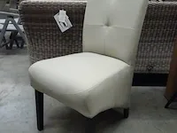 2 x m-furn interieurstoel diva op poten misty grijs - afbeelding 1 van  3