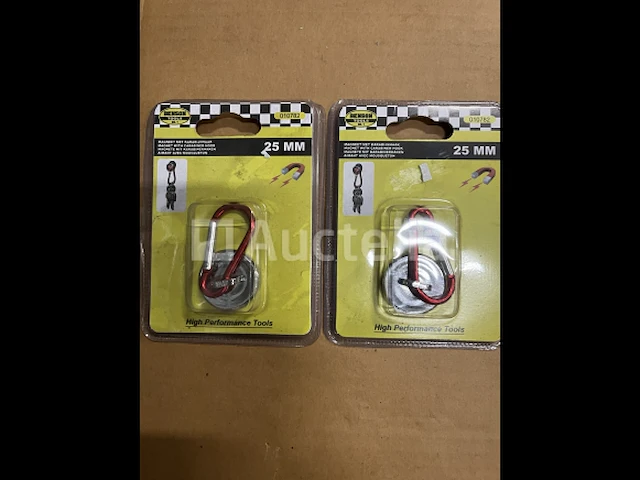 2 x magneet aan karabijnhaak - afbeelding 1 van  2