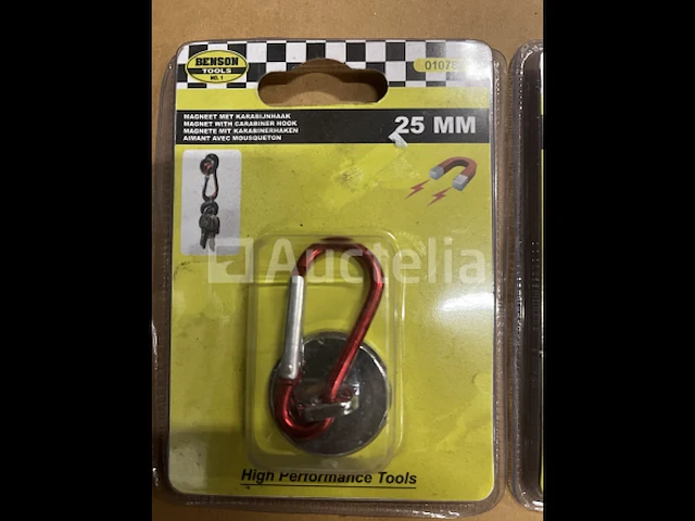 2 x magneet aan karabijnhaak - afbeelding 2 van  2