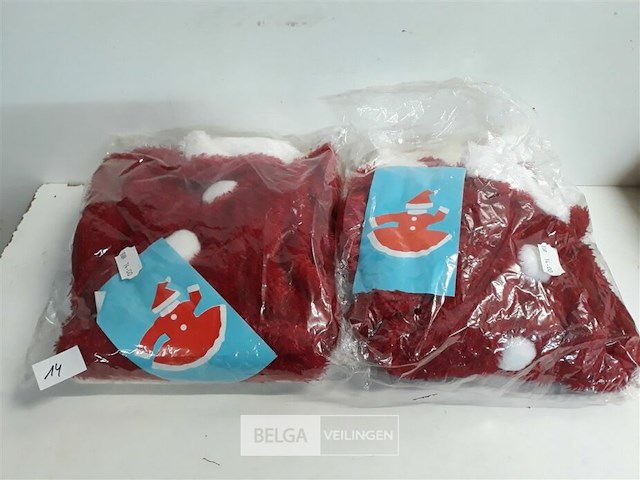 2 x meisjes kerstpak - afbeelding 2 van  3