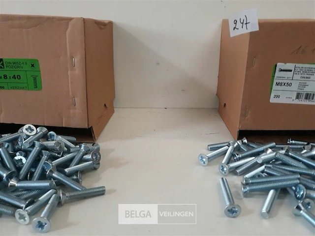 2 x metaalvijzen pk met kruis m 8 - afbeelding 3 van  3