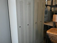 2 x metalen lockerkast voor 2 personen