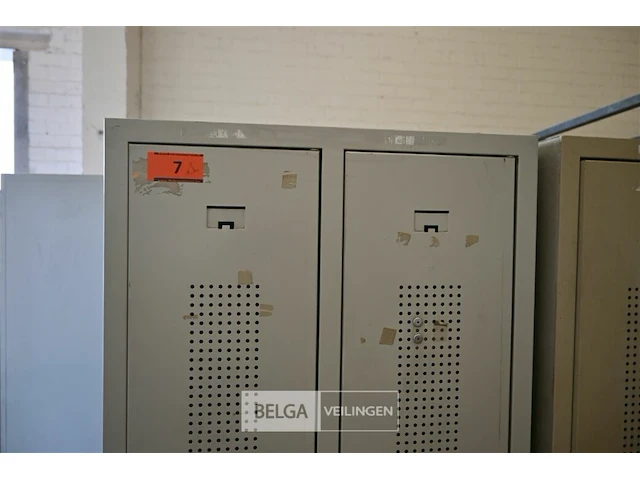 2 x metalen lockerkast voor 2 personen - afbeelding 3 van  5