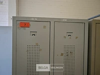 2 x metalen lockerkast voor 2 personen - afbeelding 3 van  5