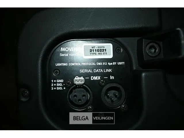 2 x movitec ms 575 moving head - afbeelding 6 van  8