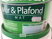 2 x muur en plafond verf licht blauw stelatex 2,5l - afbeelding 3 van  3